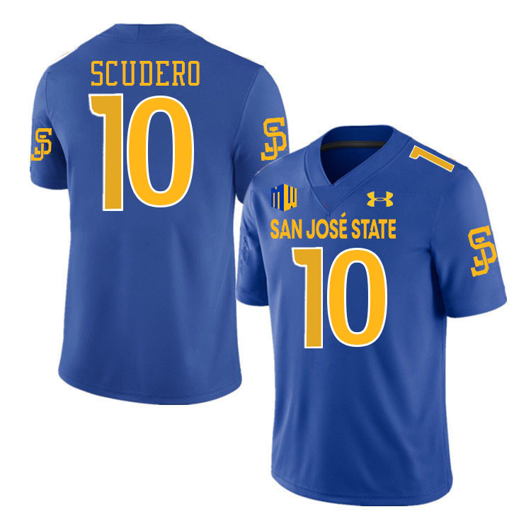 San Jose State Spartans #10 Danny Scudero College Football Jerseys,Uniforms-Royal San Jose State Spartans #10 Danny Scudero College Football Jerseys,Uniforms-Royal